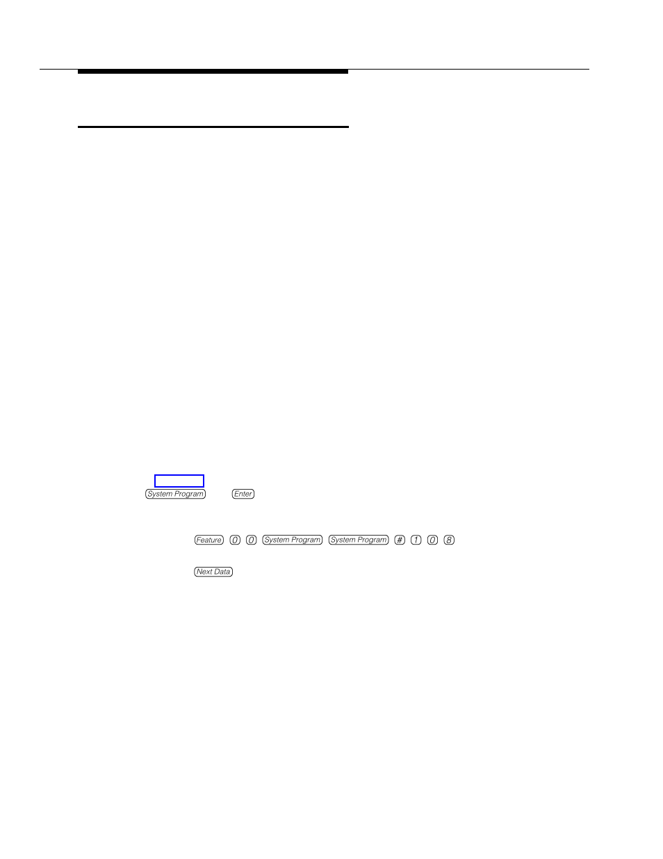 Rotary dialing timeout (#108), Description, Related features | Considerations, Valid entries, Programming | Polycom TransTalk 9000-Series User Manual | Page 346 / 484