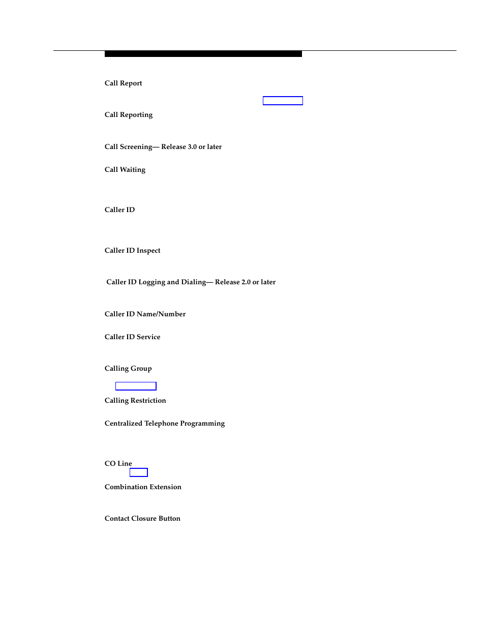 Call report, f, Call report | Polycom TransTalk 9000-Series User Manual | Page 460 / 484