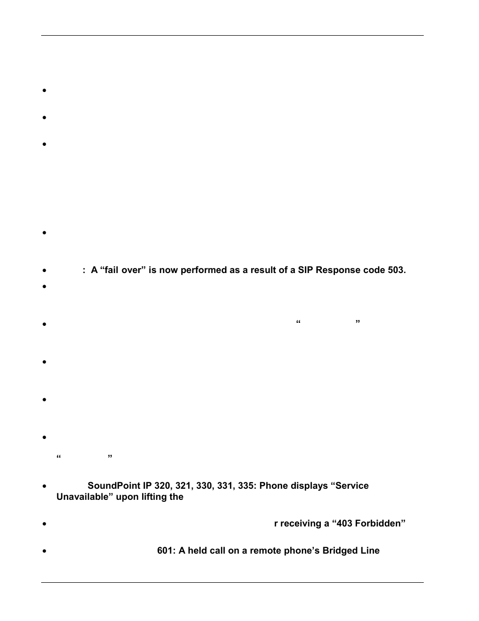 Ersion, Added or changed features, Removed features | Corrections, 5 version 3.2.5 | Polycom 1725-31402-001 User Manual | Page 48 / 154