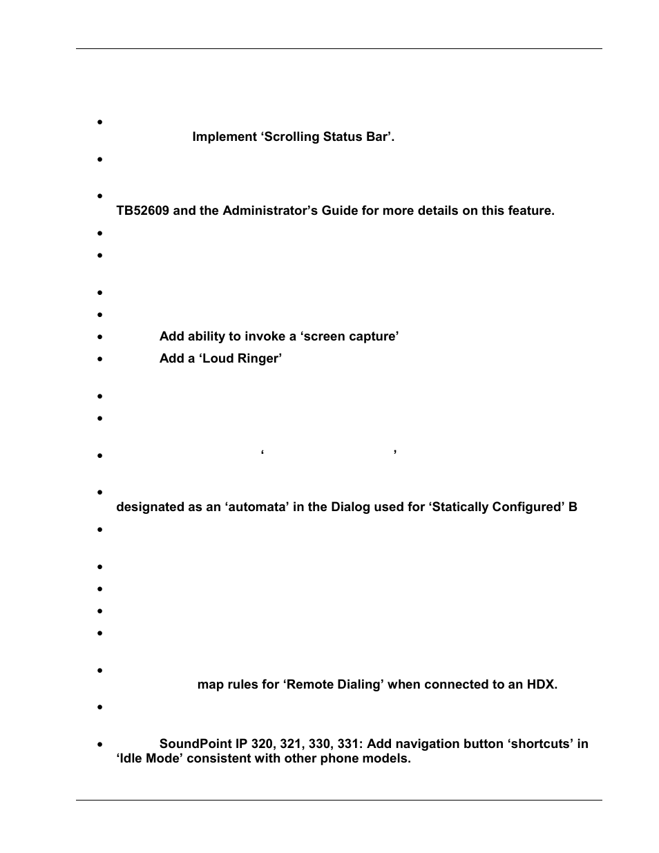 Ersion, Added or changed features | Polycom 1725-31402-001 User Manual | Page 65 / 154