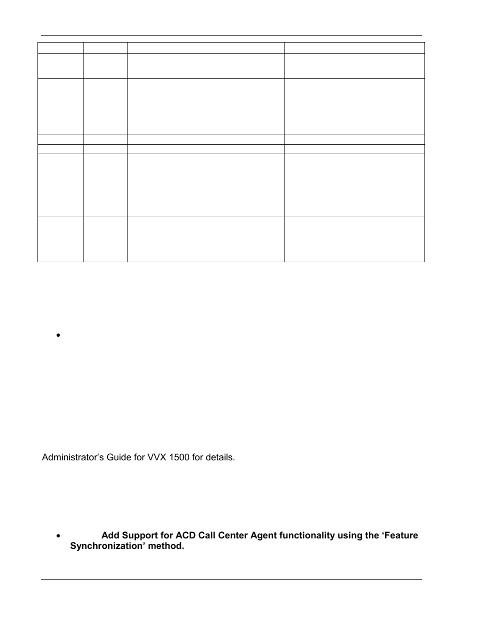 Ersion, Added or changed features, Removed features | Corrections, Configuration file parameter changes, 1 added or changed features, 2 removed features, 3 corrections, 4 configuration file parameter changes | Polycom 1725-31402-001 User Manual | Page 92 / 154