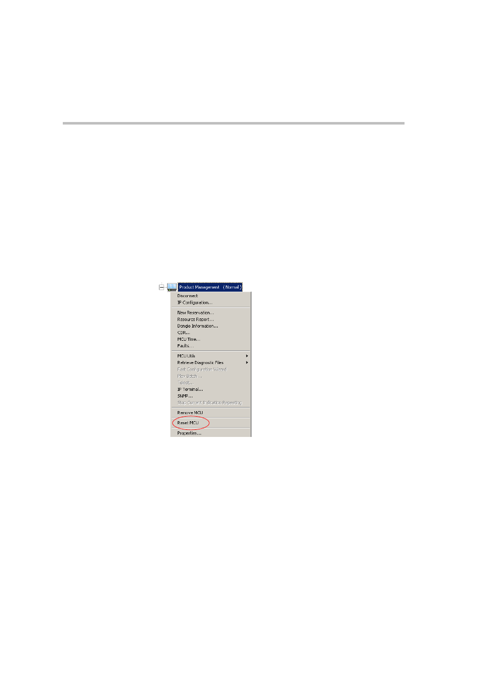 Reset mcu, Obtaining additional information, Reset mcu -14 | Obtaining additional information -14 | Polycom DOC2231A User Manual | Page 116 / 116