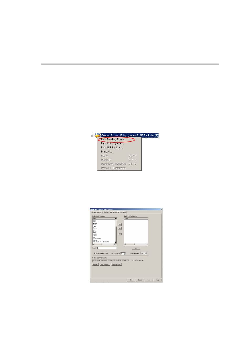 Defining a new audio only meeting room, Defining a new audio only meeting room -9 | Polycom DOC2231A User Manual | Page 87 / 116