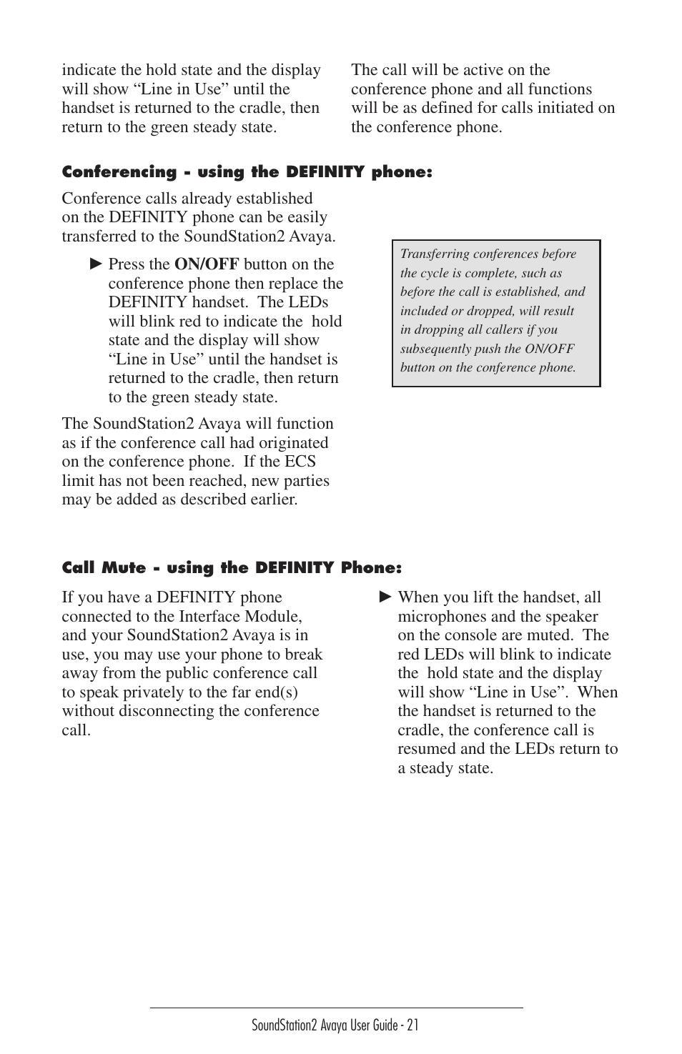 Polycom 2490 User Manual | Page 21 / 36