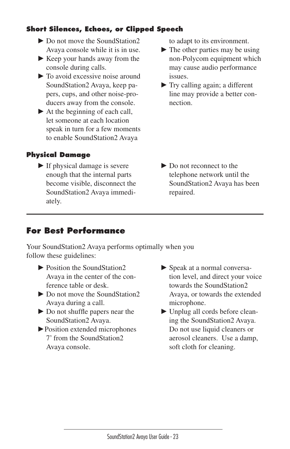 Polycom 2490 User Manual | Page 23 / 36