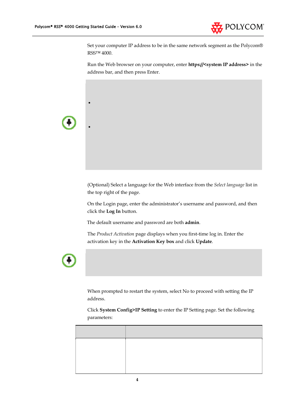 Polycom RSS 4000 User Manual | Page 6 / 13
