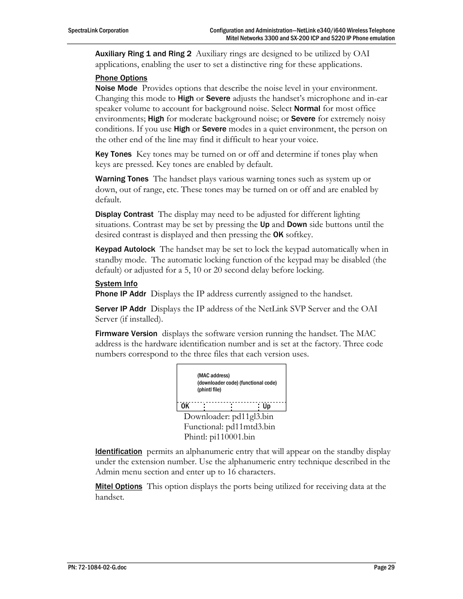 Polycom Mitel Networks 3300 User Manual | Page 29 / 60