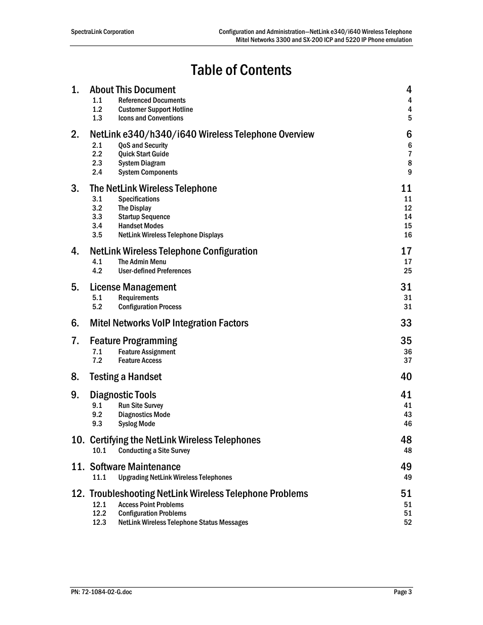 Polycom Mitel Networks 3300 User Manual | Page 3 / 60