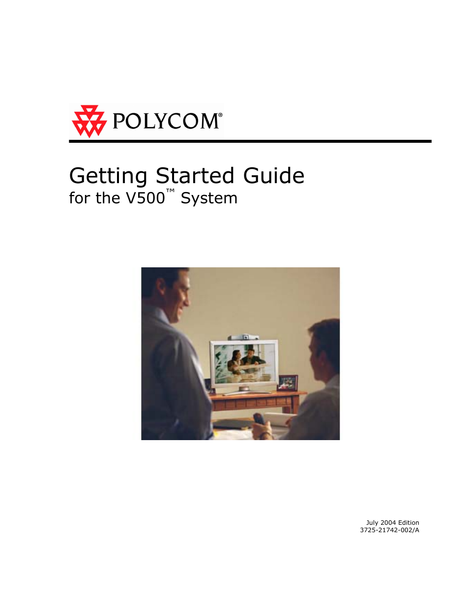 Polycom V500 User Manual | 27 pages
