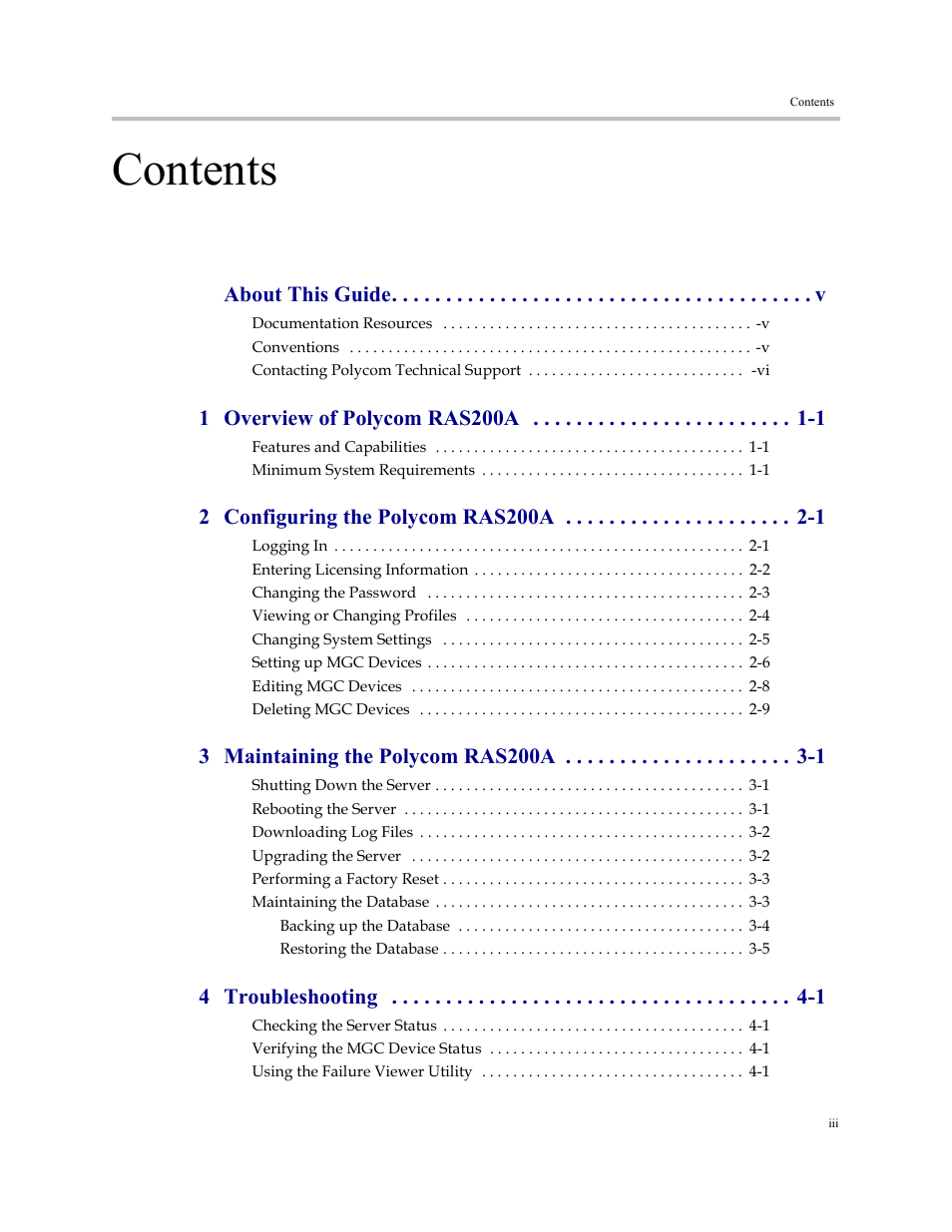 Polycom RAS200A User Manual | Page 3 / 28