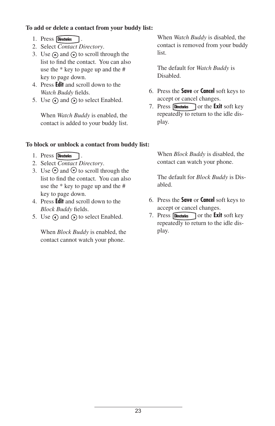 Select contact directory . 3. use | Polycom IP 600/601 User Manual | Page 26 / 39