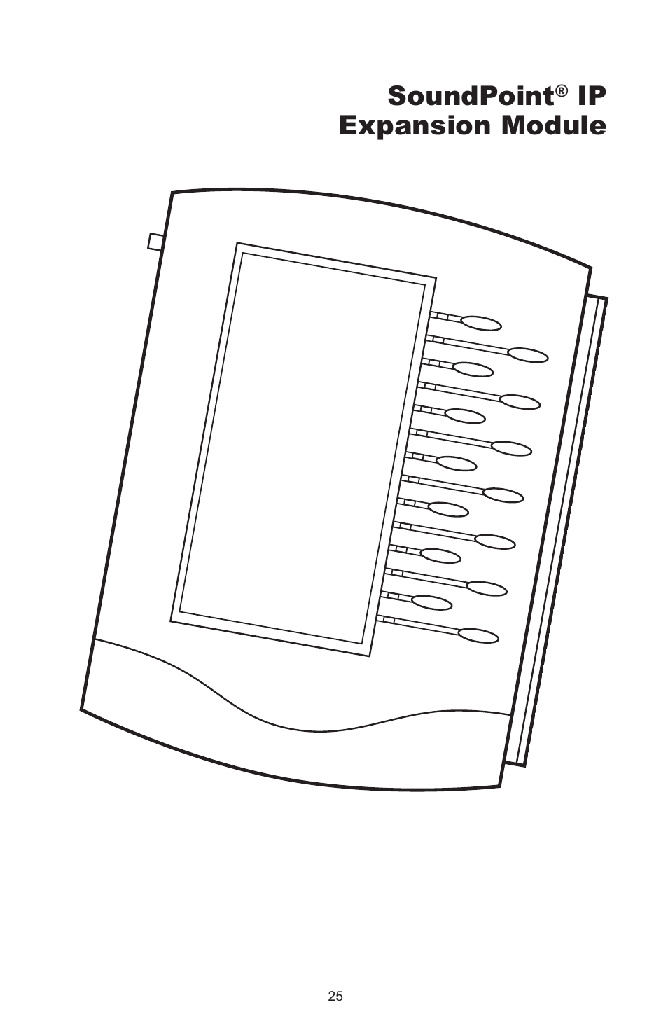 Soundpoint, Ip expansion module | Polycom IP 600/601 User Manual | Page 28 / 39