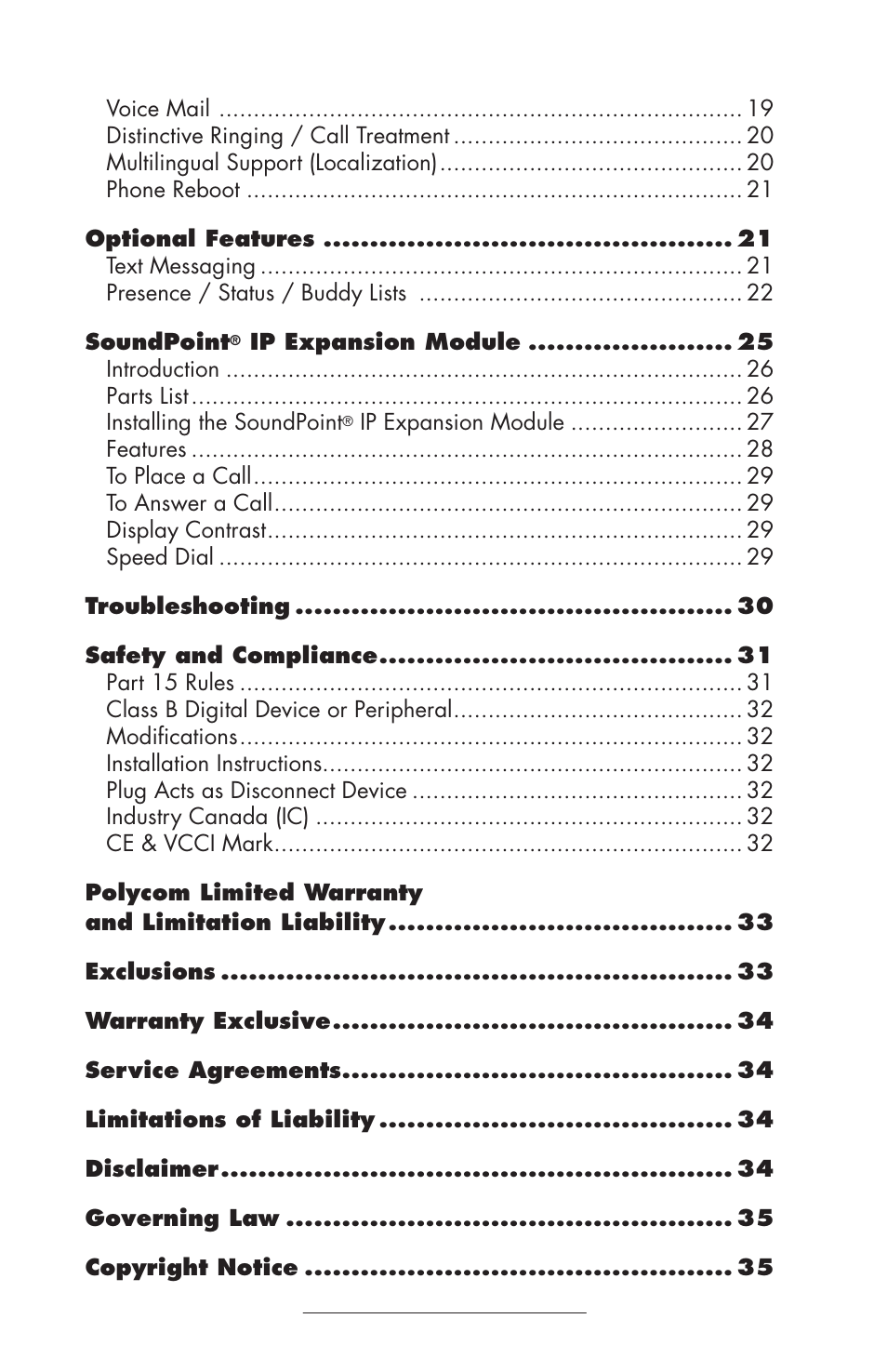 Polycom IP 600/601 User Manual | Page 3 / 39