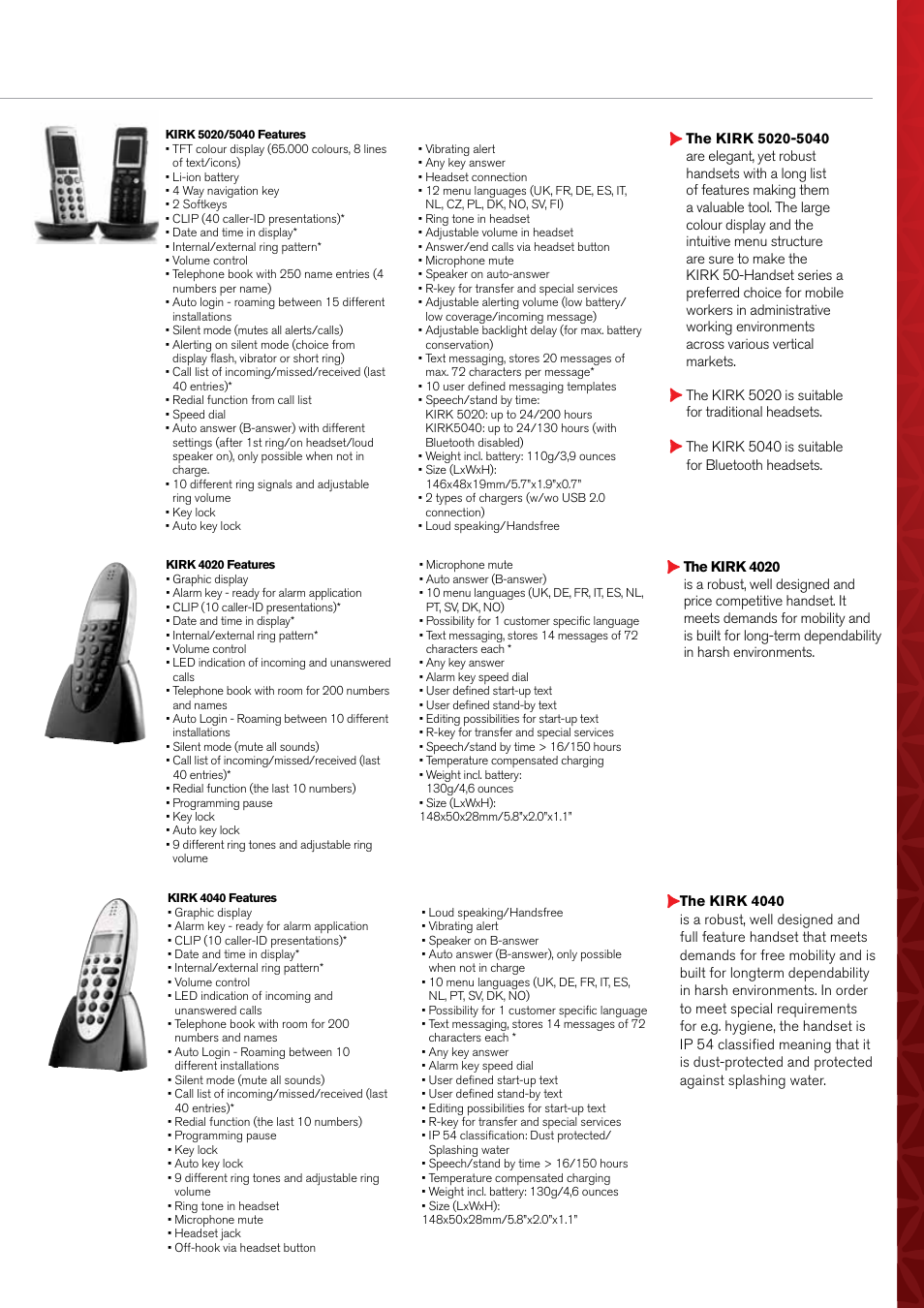 Polycom KIRK Wireless Handsets 7010 User Manual | Page 3 / 4