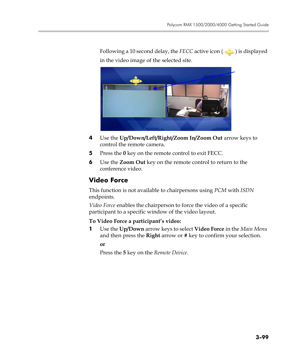 Video force, Video force -99 | Polycom DOC2560C User Manual | Page 177 / 188