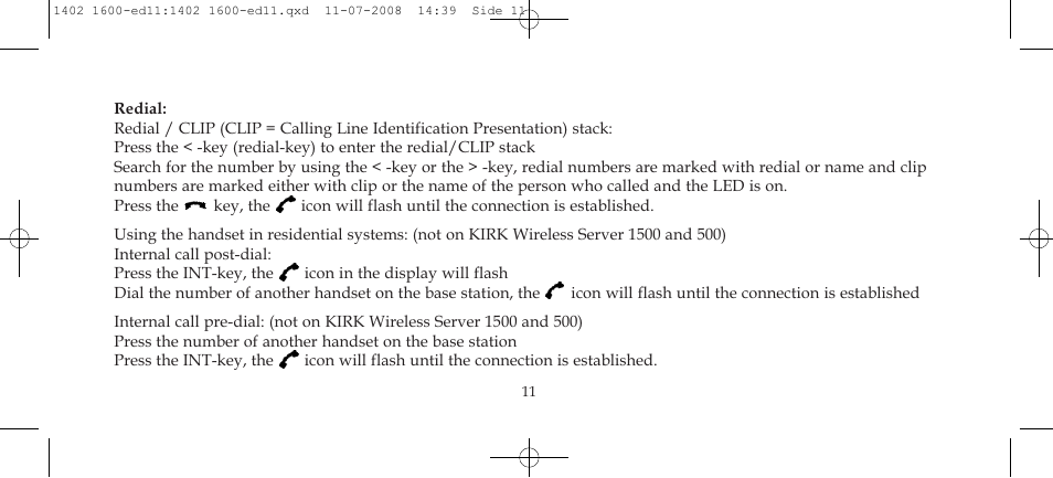 Polycom KIRK 3040 User Manual | Page 11 / 52