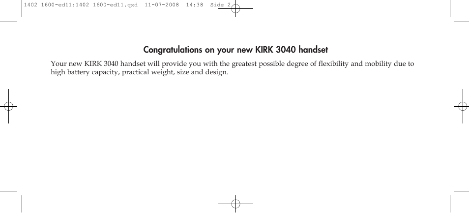 Polycom KIRK 3040 User Manual | Page 2 / 52