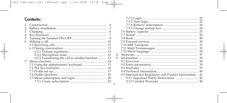 Polycom KIRK 3040 User Manual | Page 3 / 52