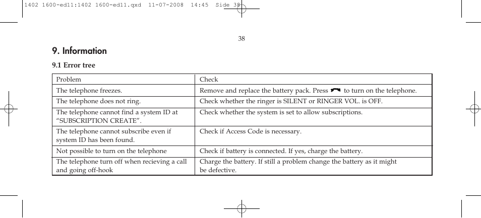 Information | Polycom KIRK 3040 User Manual | Page 38 / 52