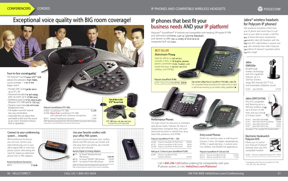 Polycom SoundStation VTX 1000 User Manual | 9 pages