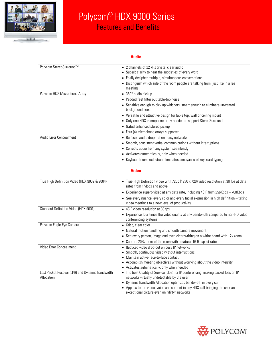 Polycom HDX 9000 Series User Manual | 3 pages