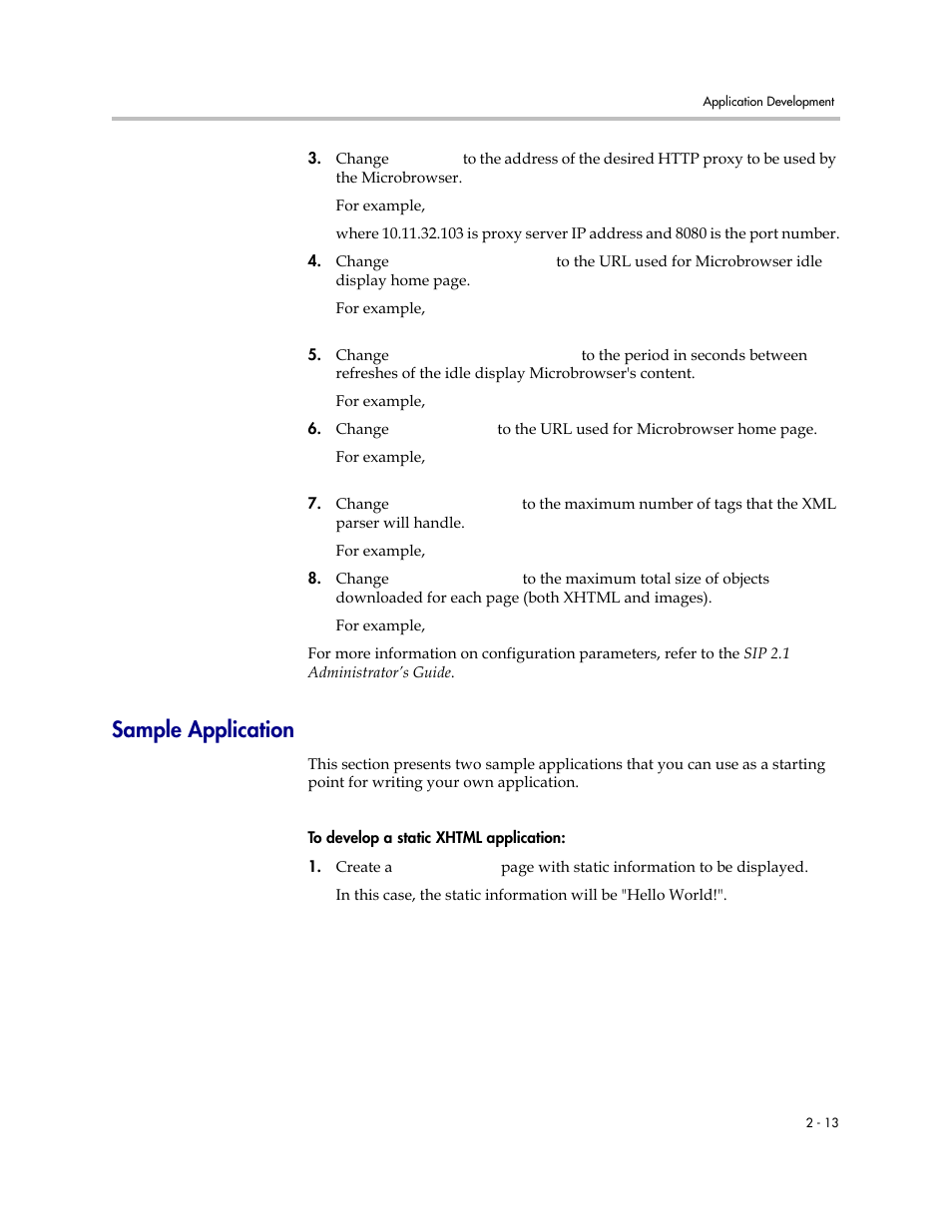 Sample application, Sample application –13 | Polycom IP Phone 1725-17693-210 Rev. A User Manual | Page 23 / 36