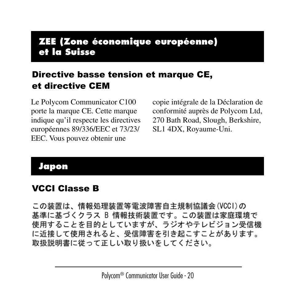 Polycom C100 User Manual | Page 22 / 90