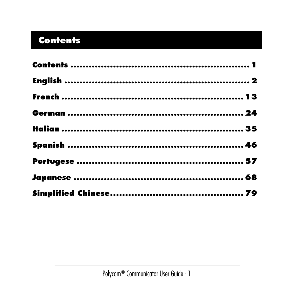 Polycom C100 User Manual | Page 3 / 90