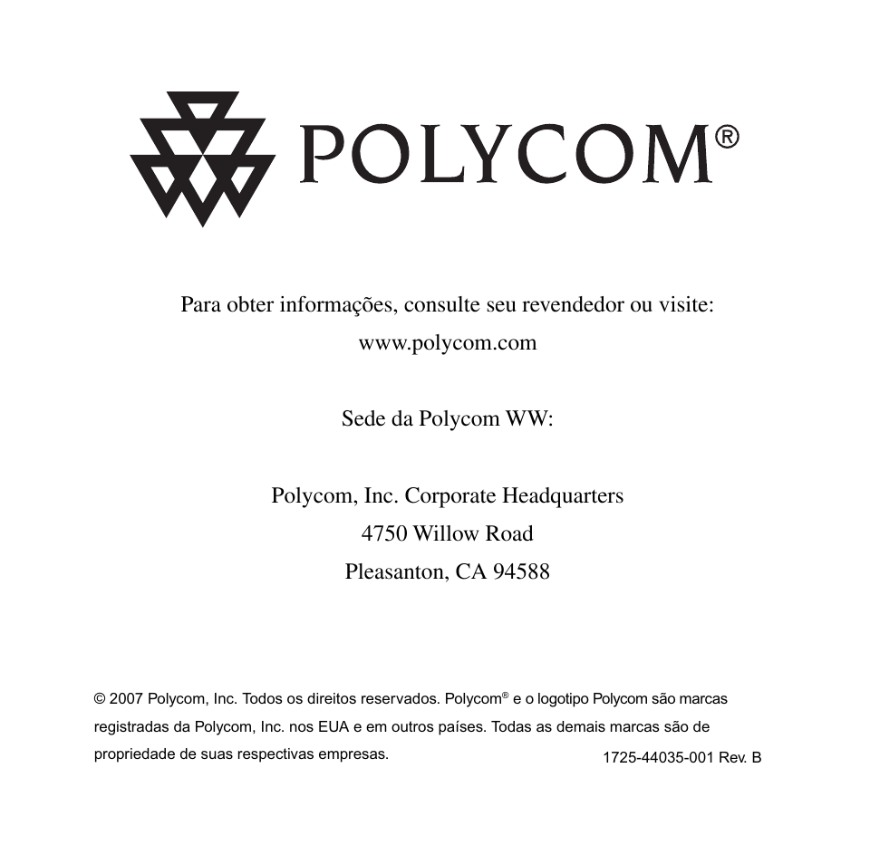 Polycom C100 User Manual | Page 68 / 90