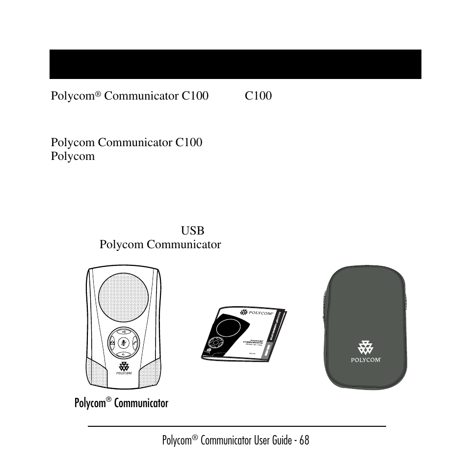 Polycom C100 User Manual | Page 70 / 90