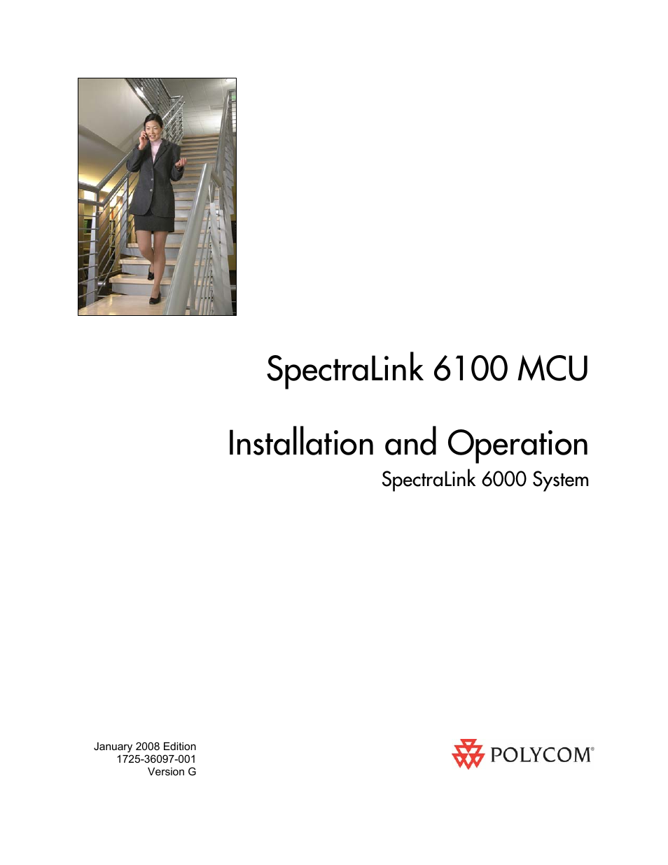 Polycom SpectraLink 6100 MCU User Manual | 60 pages