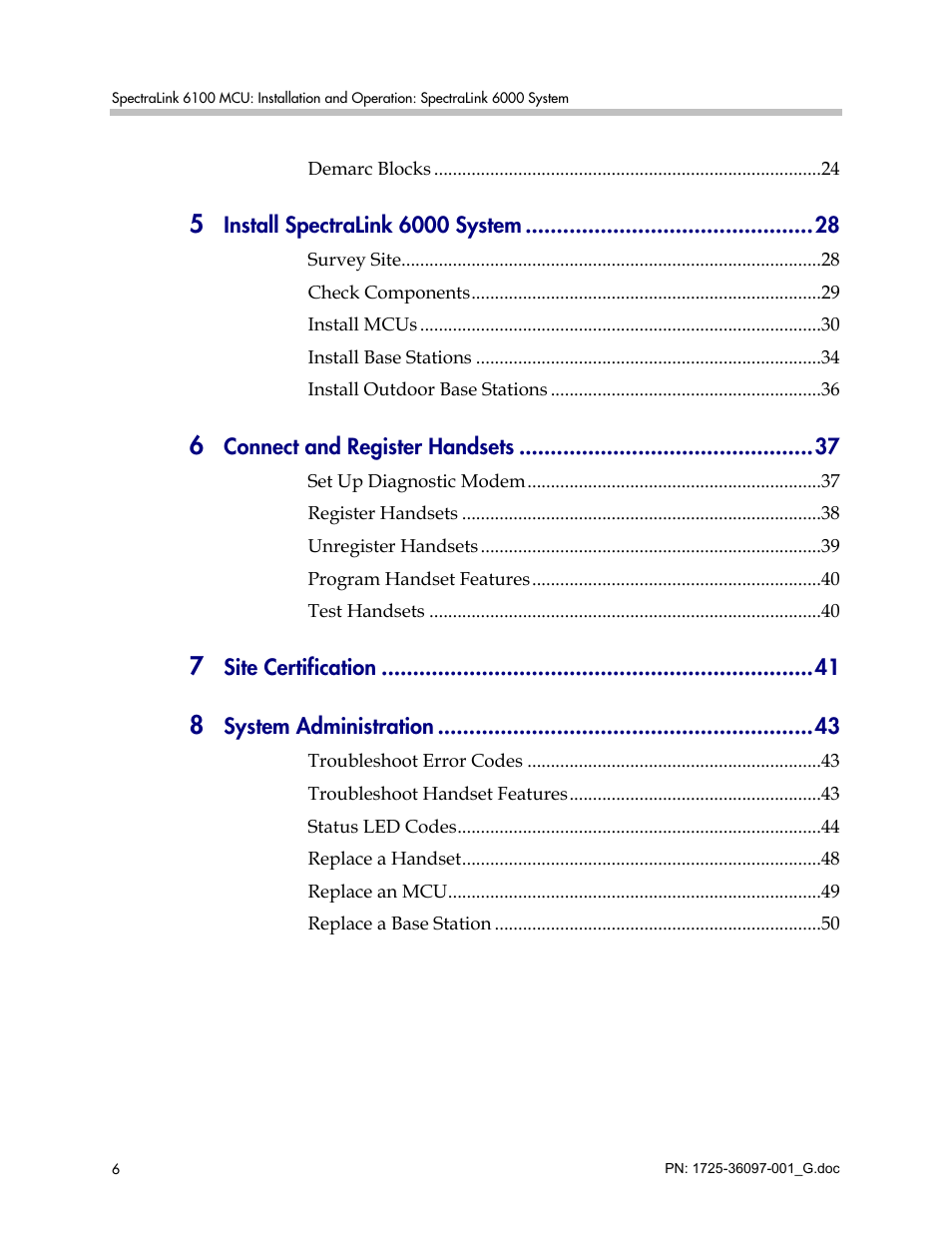 Polycom SpectraLink 6100 MCU User Manual | Page 6 / 60