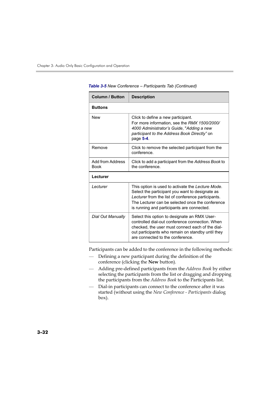 Polycom RMX DOC2579D User Manual | Page 108 / 160
