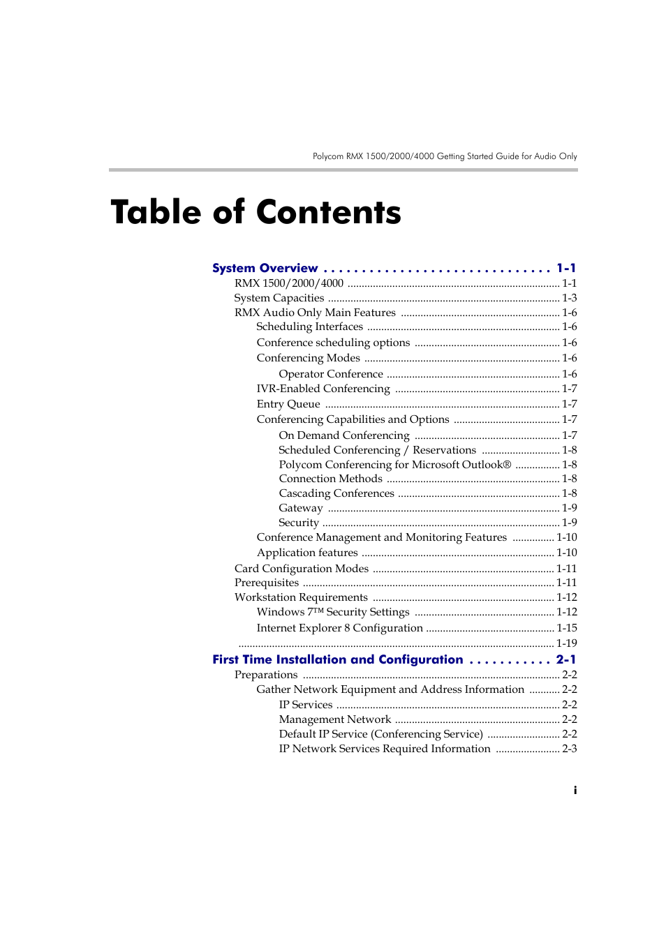 Polycom RMX DOC2579D User Manual | Page 5 / 160