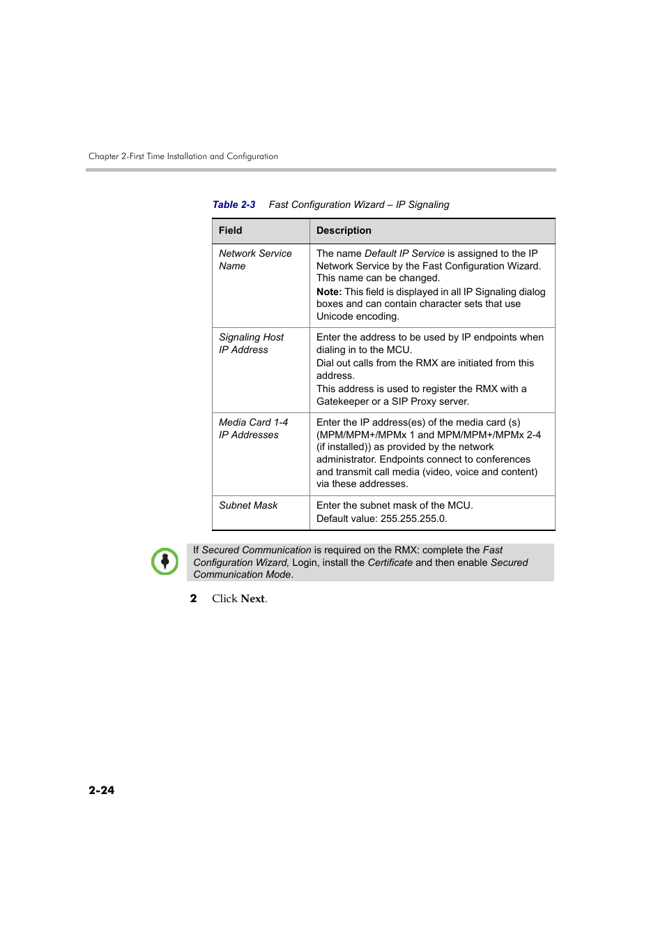 Polycom RMX DOC2579D User Manual | Page 54 / 160