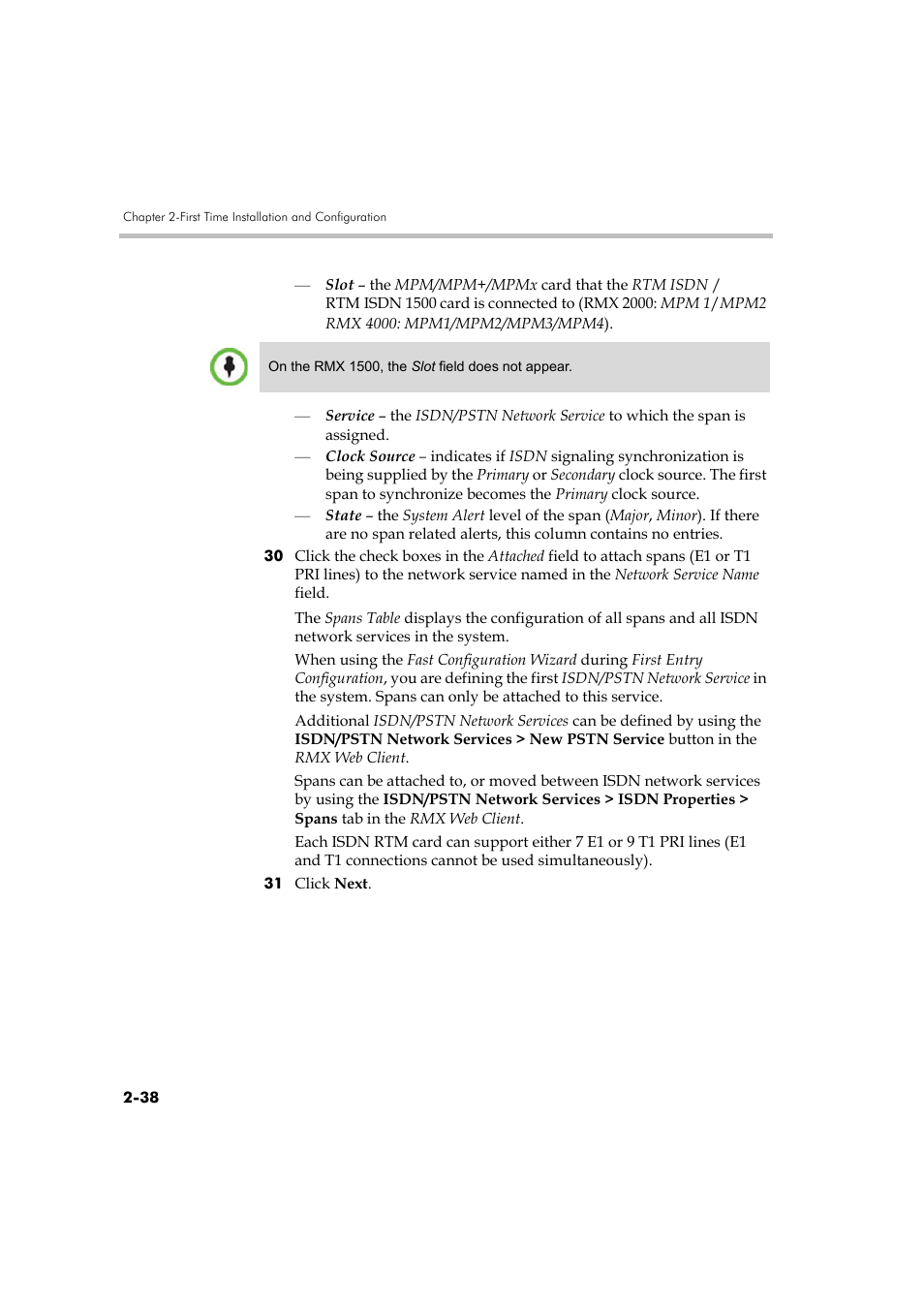 Polycom RMX DOC2579D User Manual | Page 68 / 160