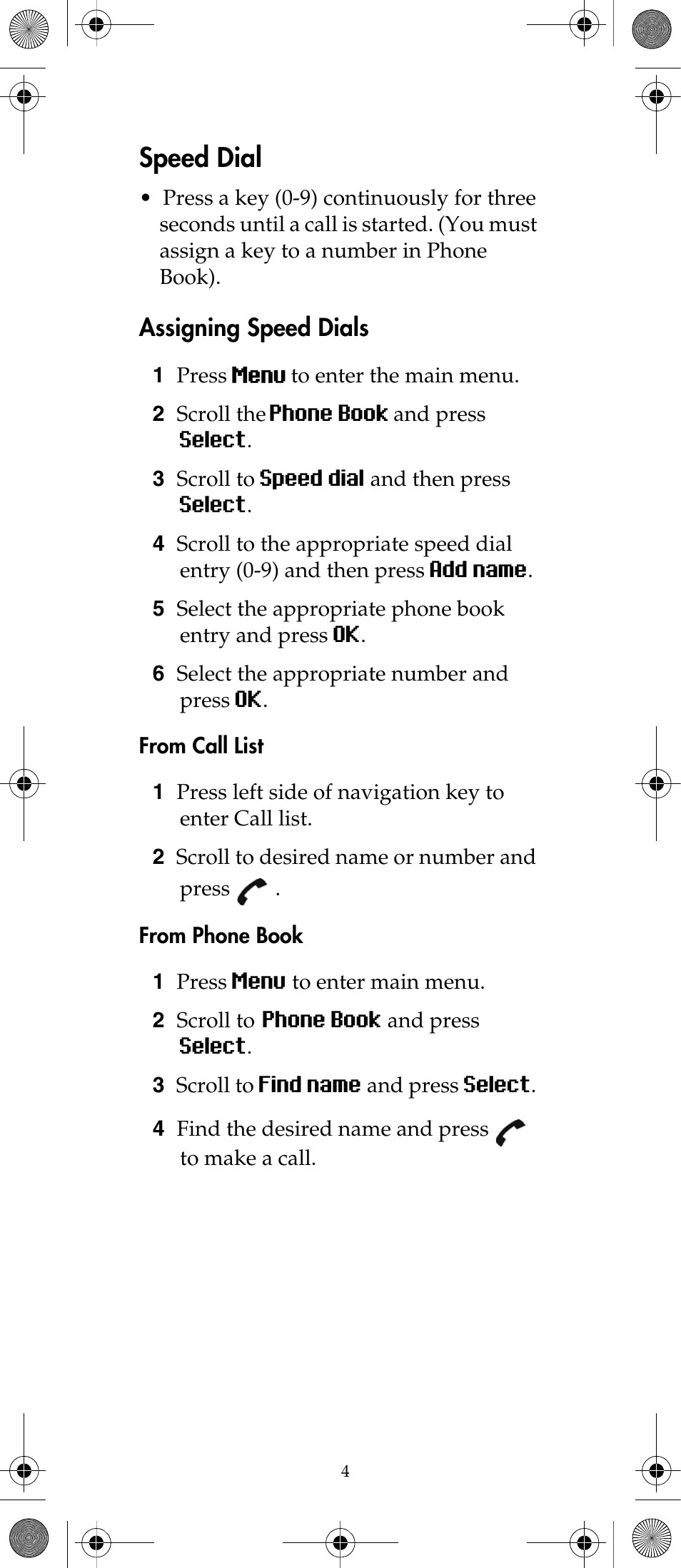 Speed dial, Assigning speed dials | Polycom KIRK 7040 User Manual | Page 4 / 76