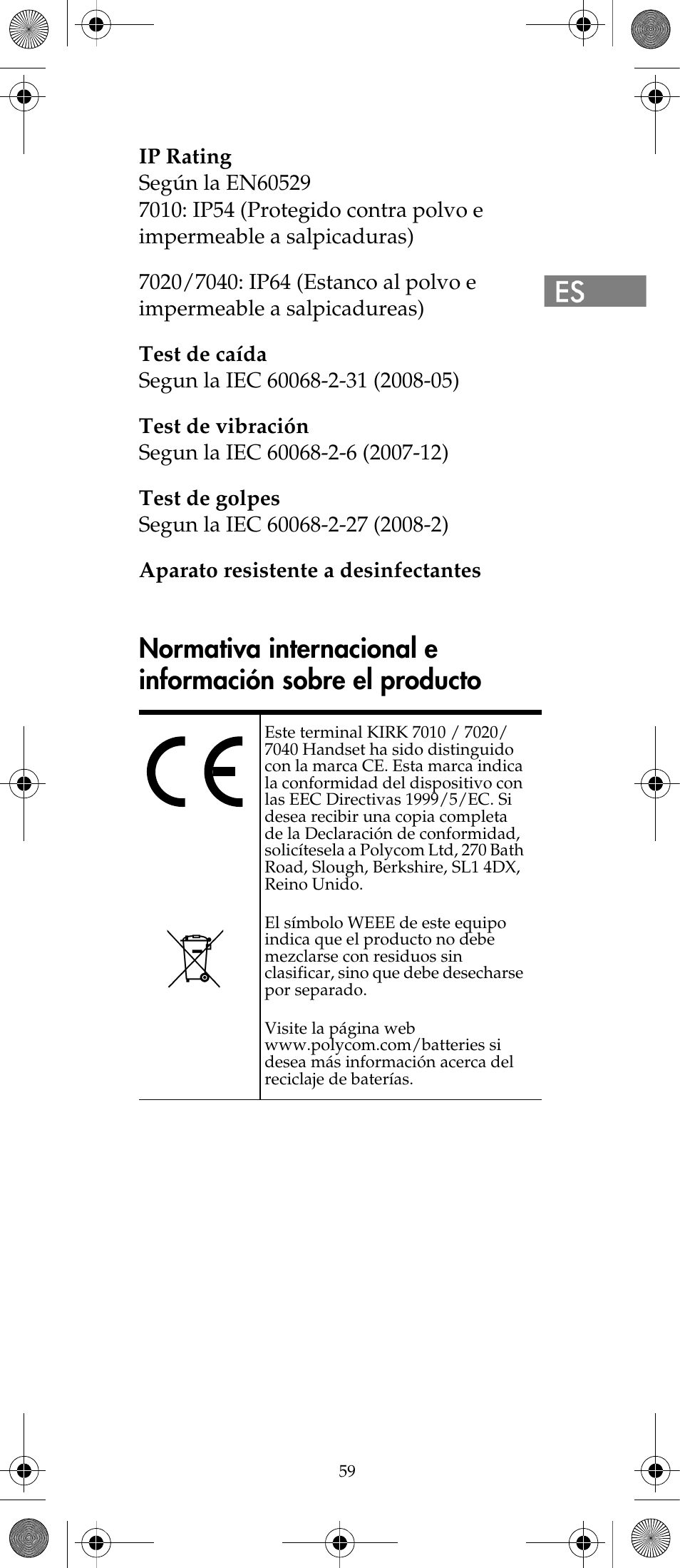 Polycom KIRK 7040 User Manual | Page 59 / 76