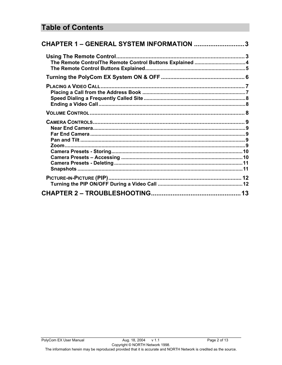 Polycom The Remote Control User Manual | Page 2 / 13