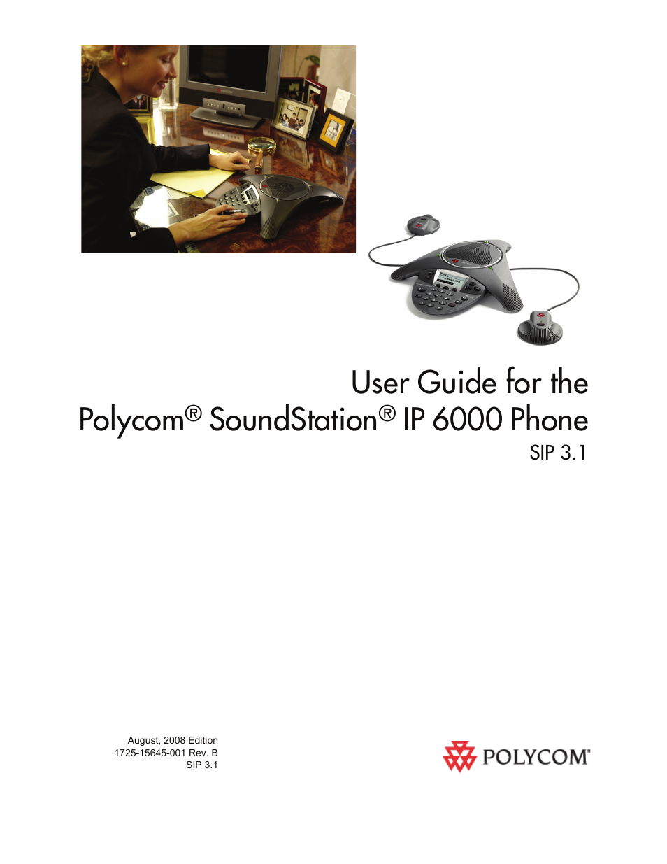 Polycom SoundStation IP 6000 User Manual | 86 pages