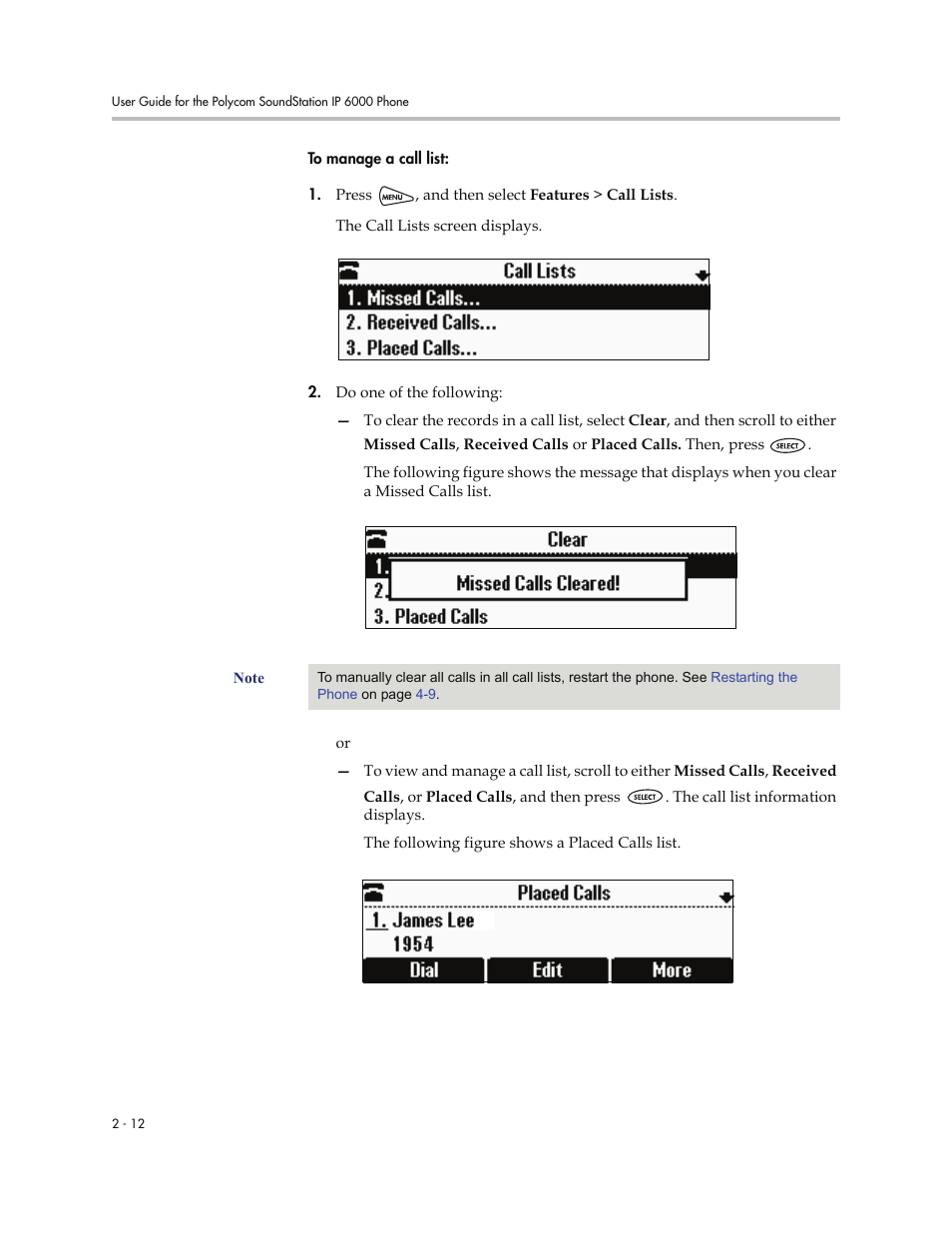 Polycom SoundStation IP 6000 User Manual | Page 32 / 86