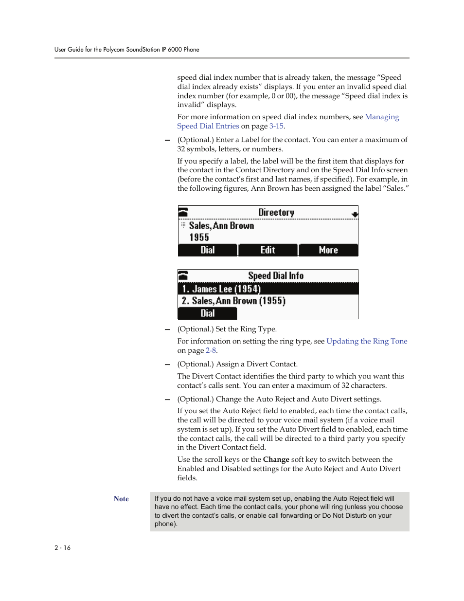 Polycom SoundStation IP 6000 User Manual | Page 36 / 86