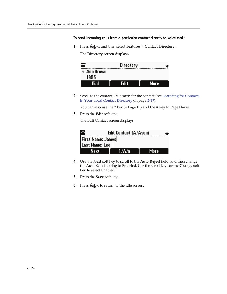 Polycom SoundStation IP 6000 User Manual | Page 44 / 86