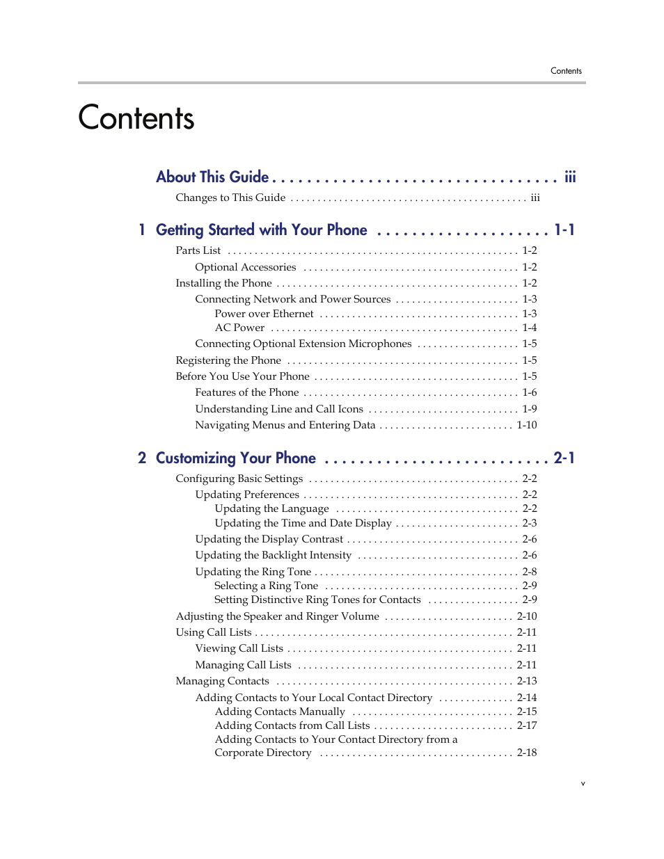 Polycom SoundStation IP 6000 User Manual | Page 5 / 86