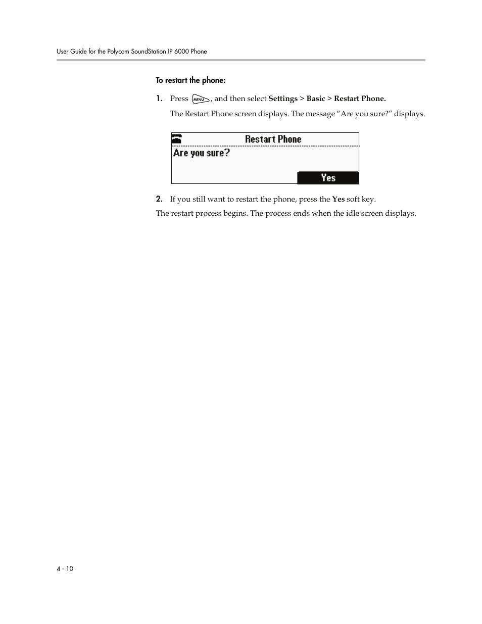 Polycom SoundStation IP 6000 User Manual | Page 72 / 86