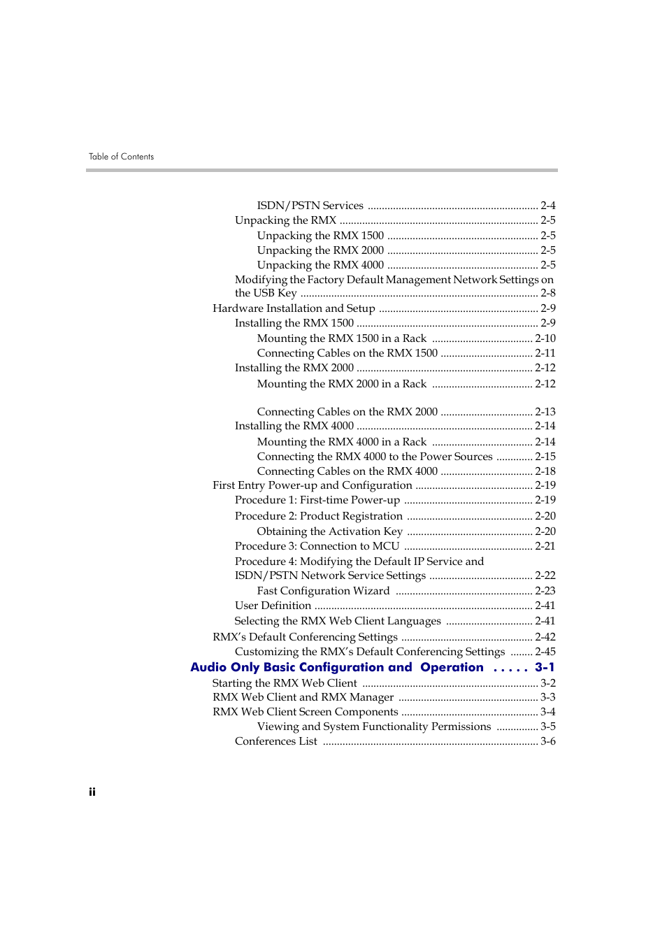 Polycom DOC2585A User Manual | Page 6 / 160