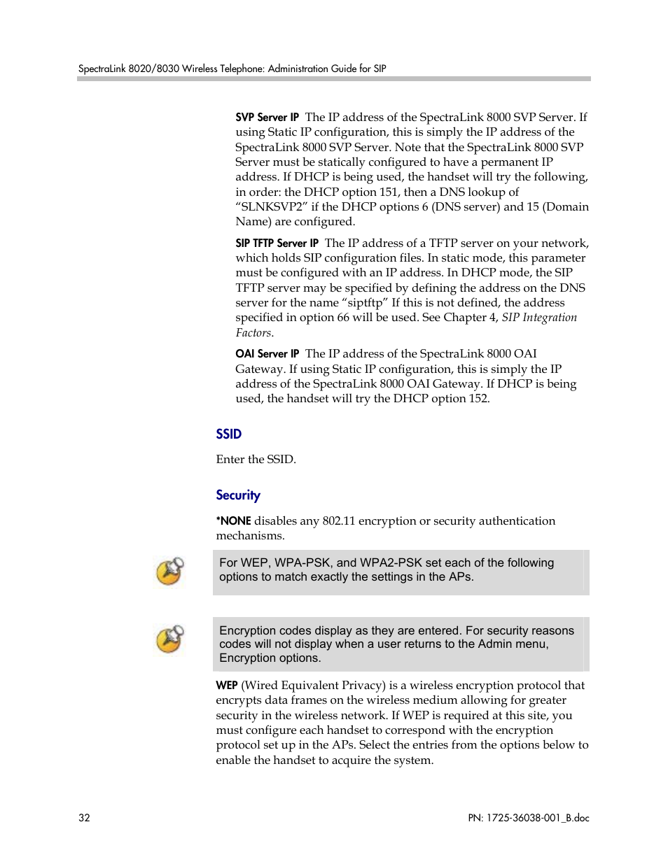 Polycom SpectraLink 1725-36038-001 User Manual | Page 32 / 101