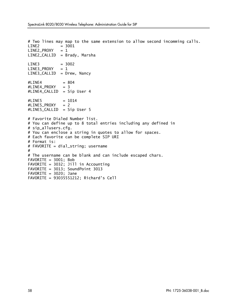 Polycom SpectraLink 1725-36038-001 User Manual | Page 58 / 101