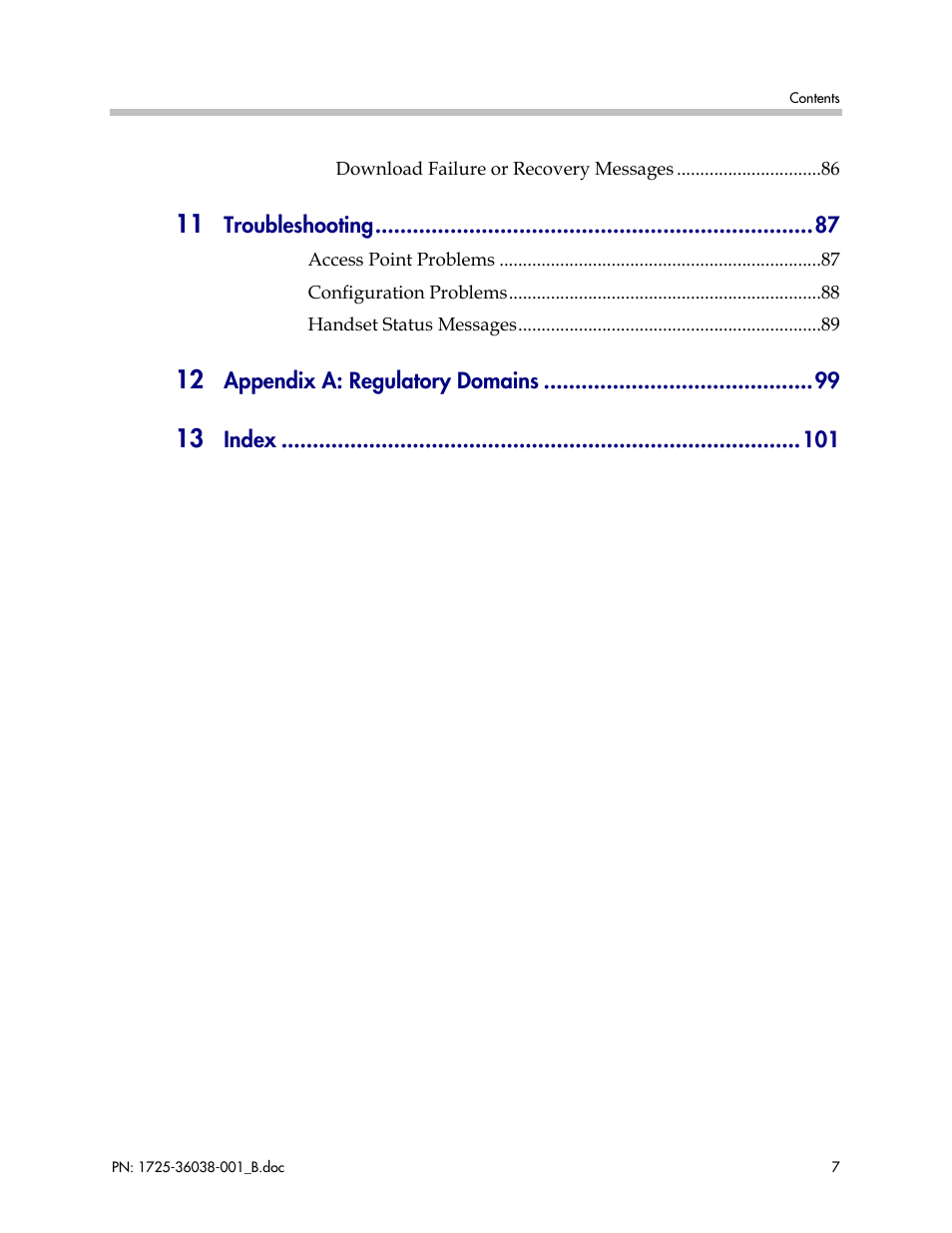 Polycom SpectraLink 1725-36038-001 User Manual | Page 7 / 101