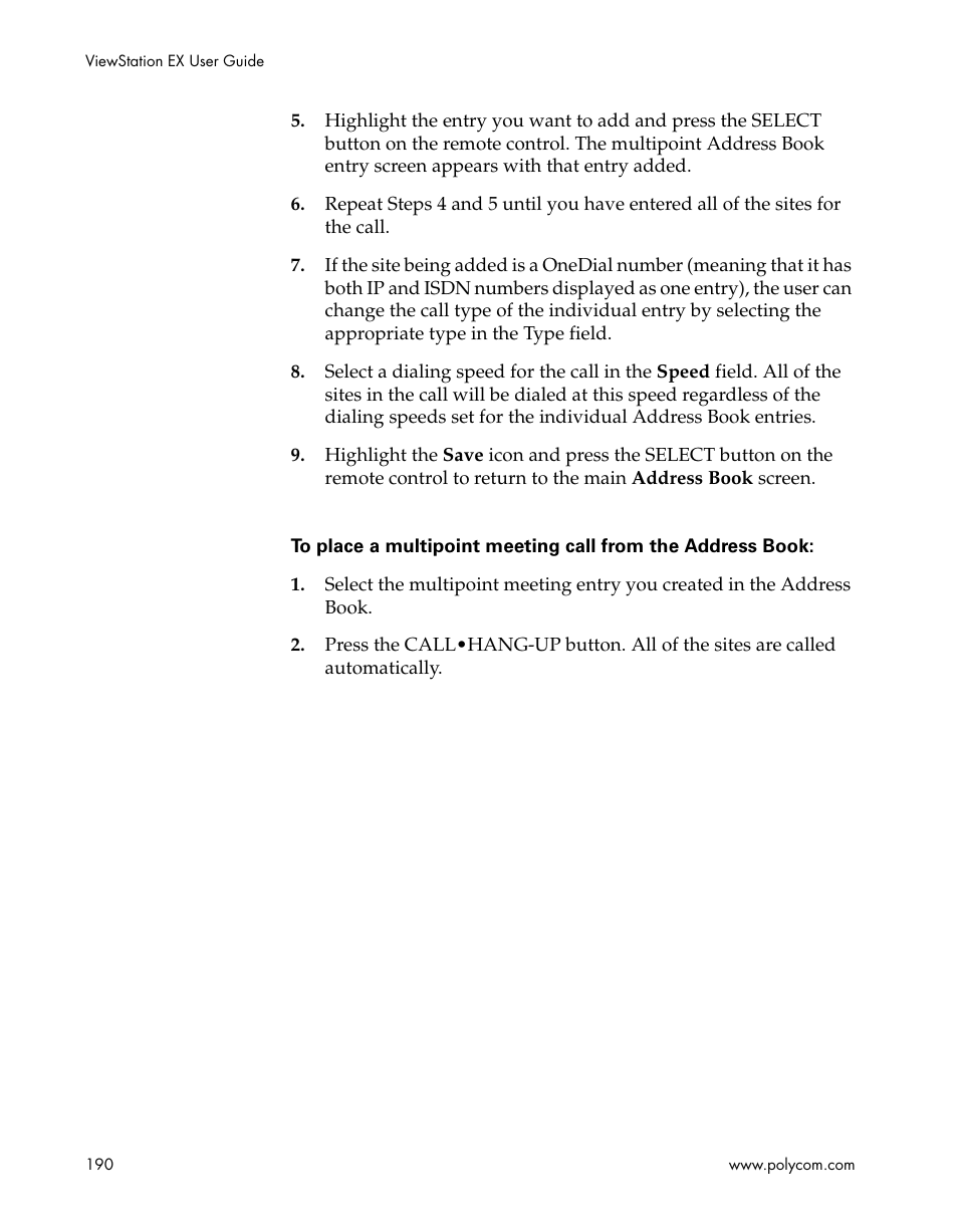 Polycom Webcam User Manual | Page 192 / 356